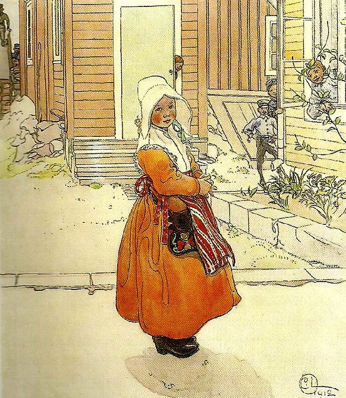 Carl Larsson flugorna kring sockret-flugorna kring sockerbiten china oil painting image
